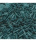Miyuki Bugles 6mm 2425 Caribbean Teal Silver Lined
