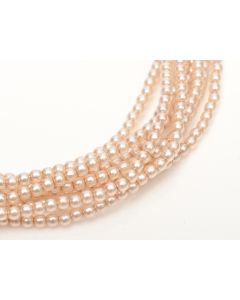 Czech Glass Pearl 4mm 10148 Peach Chiffon