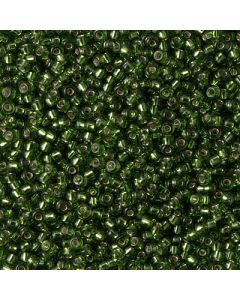 Miyuki Rocailles 11/0 0026 Silver Lined Olive