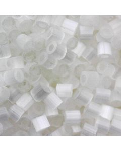 miyuki, round rocailles, 11/0, 0037, Crystal Silk Satin Cut Off