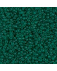 Miyuki Rocailles 11/0 0147F Matted Transparent Emerald