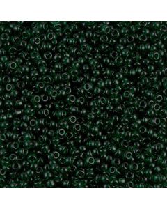 Miyuki Rocailles 11/0 0156 Transparent Dark Emerald