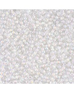 Miyuki Rocailles 11/0 0284 White Lined Crystal AB