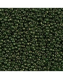 Miyuki Rocailles 11/0 0306 Olive Green Gold Luster