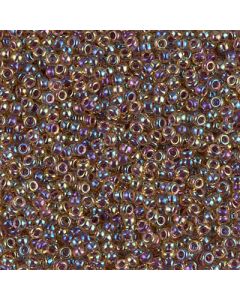 Miyuki Rocailles 11/0 0342 Berry Lined Light Topaz AB