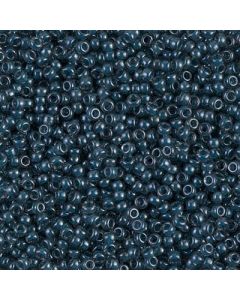 Miyuki Rocailles 11/0 0390 Lined Steel Blue Luster