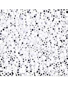 Miyuki Rocailles 11/0 0402F White Opaque Matted