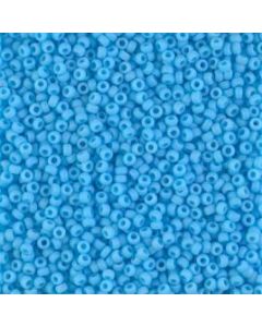 Miyuki Rocailles 11/0 0413F Matted Opaque Turquoise Blue