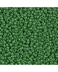 Miyuki Rocailles 11/0 0431 Opaque Green Luster