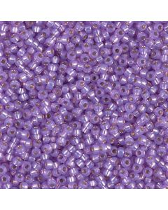 Miyuki Rocailles 11/0 0574 Dyed Lilac Silver Lined Alabaster