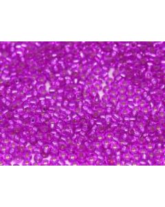 Miyuki Rocailles 11/0 1339 Silver Lined Dyed Hot Lavender