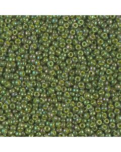 Miyuki Rocailles 11/0 1897 Opaque Golden Olive Rainbow Luster