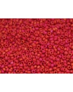 Miyuki Rocailles 11/0 2076 Matted Opaque Red Luster
