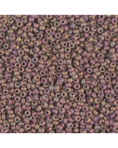 Miyuki Rocailles 11/0 2331 Matted Metallic Dusky Clay AB