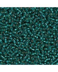 Miyuki Rocailles 11/0 2425 Silver Lined Teal