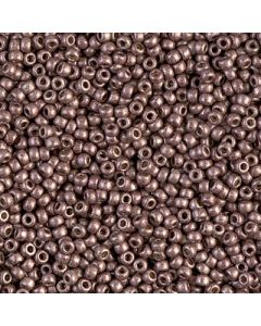 Miyuki Rocailles 11/0 4213F Matted Duracoat® Galvanized Dark Mauve