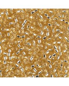 Miyuki Rocailles 15/0 0002 Silver Lined Light Gold