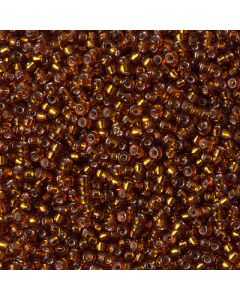 Miyuki Rocailles 15/0 0005 Silver Lined Dark Topaz