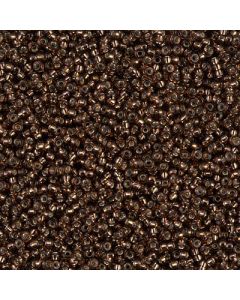 Miyuki Rocailles 15/0 0005D Silver Lined Root Beer