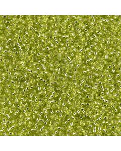 Miyuki Rocailles 15/0 0014 Chartreuse Silver Lined