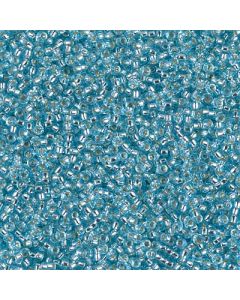 Miyuki Rocailles 15/0 0018 Aqua Silver Lined