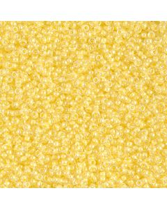 Miyuki Rocailles 15/0 0201 Yellow Lined Crystal