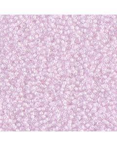 Miyuki Rocailles 15/0 0207 Pink Lined Crystal