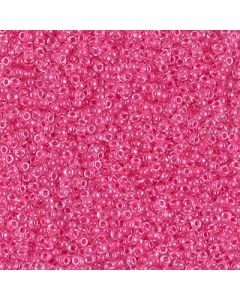 Miyuki Rocailles 15/0 0208 Carnation Pink Lined Crystal