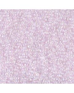 Miyuki Rocailles 15/0 0266 Transparent Pink AB