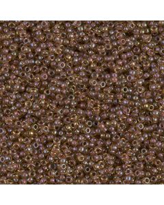 Miyuki Rocailles 15/0 0379 Mauve Lined Light Topaz Luster