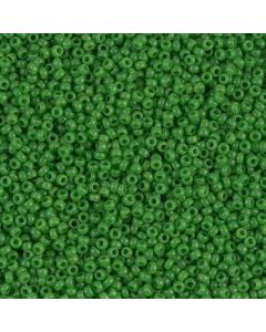 Miyuki Rocailles 15/0 0411 Opaque Jade Green