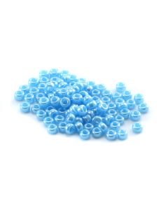 Miyuki Rocailles 15/0 0433 Opaque Light Blue Lustered