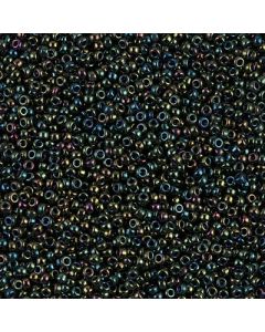 Miyuki Rocailles 15/0 0453 Metallic Forest Green Iris