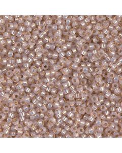 Miyuki Rocailles 15/0 0579 Blush Silver Lined Dyed Alabaster