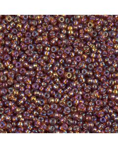 Miyuki Rocailles 15/0 1005 Silver Lined Dark Topaz AB