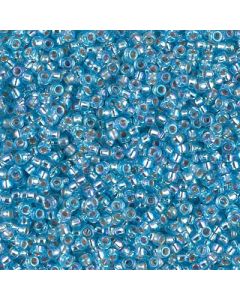 Miyuki Rocailles 15/0 1018 Silver Lined Aqua AB