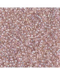 Miyuki Rocailles 15/0 1023 Silver Lined Light Blush
