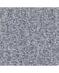 Miyuki Rocailles 15/0 1105 Sparkling Pale Grey Lined Crystal