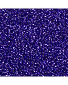 Miyuki Rocailles 15/0 1446 Dyed Silver Lined Red Violet