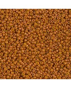 Miyuki Rocailles 15/0 1479 Dyed Opaque Pumpkin
