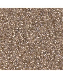 Miyuki Rocailles 15/0 1521 Sparkling Beige Lined Crystal