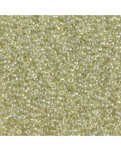 Miyuki Rocailles 15/0 1527 Sparkling Celery Lined Crystal