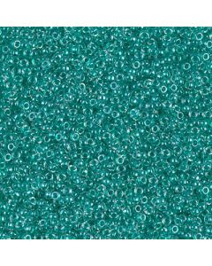 Miyuki Rocailles 15/0 1555 Sparkling Dark Aqua Green Lined