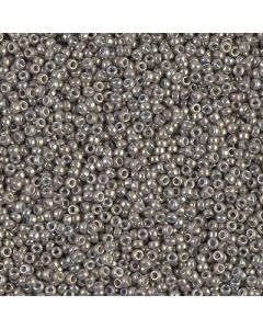 Miyuki Rocailles 15/0 1865 Opaque Smoke Grey Luster