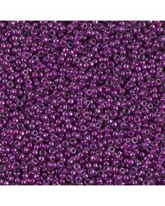 Miyuki Rocailles 15/0 2247 Fuchsia Lined Crystal Luster