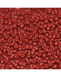 Miyuki Rocailles 15/0 2315 Matte Opaque Burnt Sienna