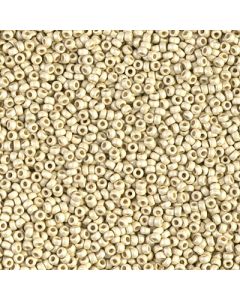 Miyuki Rocailles 15/0 4201F Matted Duracoat® Galvanized Silver