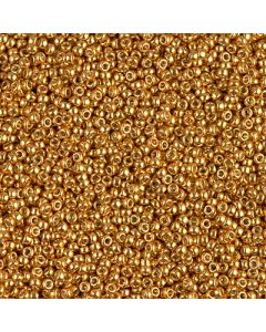 Miyuki Rocailles 15/0 4203 Duracoat® Galvanized Yellow Gold
