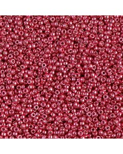 Miyuki Rocailles 15/0 4211 Duracoat® Galvanized Lt. Cranberry