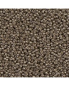 Miyuki Rocailles 15/0 4222 Duracoat® Galvanized Pewter
